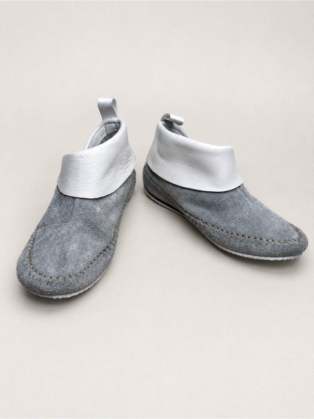 Rag & Bone Grey Suede Ankle Moccasins Size 37/ Women’s 7